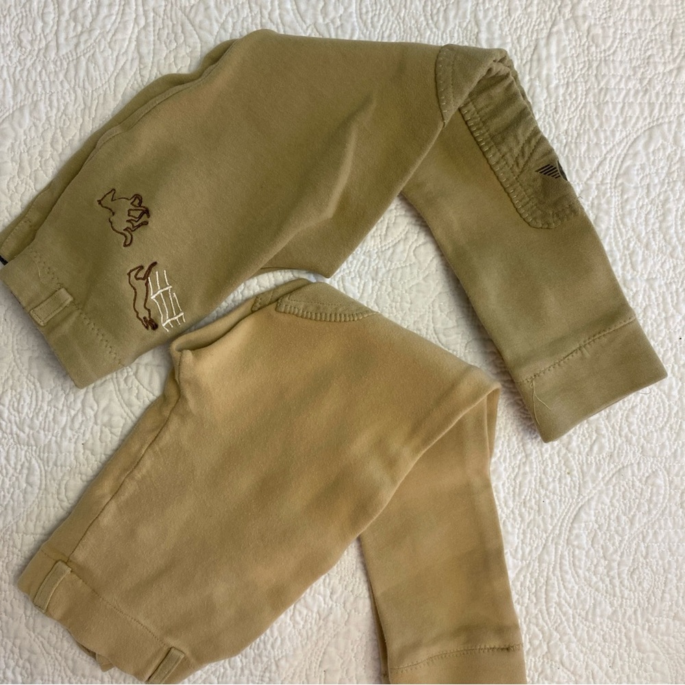 (2) Vintage Tuff Rider Girls Embroidered Equestrian Breeches Jodhpur Size 8